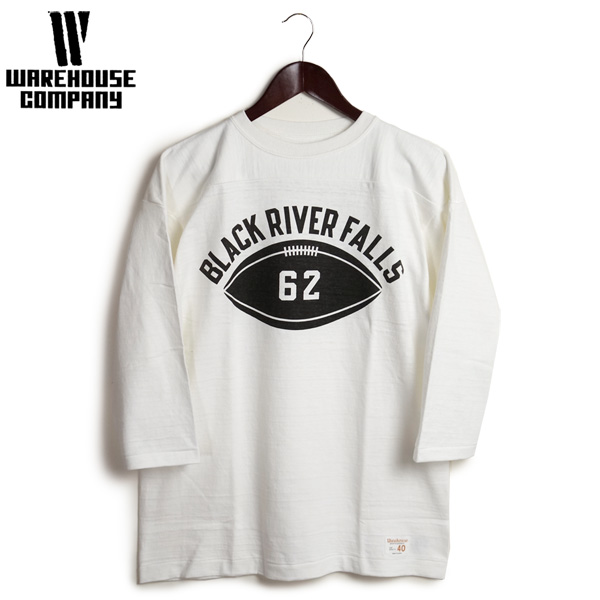 ウエアハウス 七分袖 フットボールTシャツ 4063 2枚 warehouse WAREHOUSE（ウエアハウス） 7分袖 フットボール Tシャツ “FOOTBALL 62
