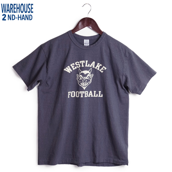 WAREHOUSE . Tシャツ 42 ホワイト/バーガンディ WAREHOUSE[ウエアハウス] フットボールTシャツ 4063 七分袖
