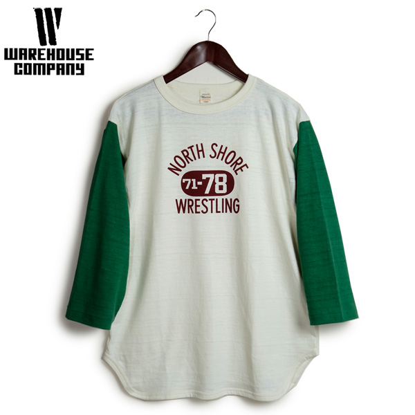★日本製 WAREHOUSE COCKSPUR 7分袖 ベースボールシャツ fukuraku-store_4800
