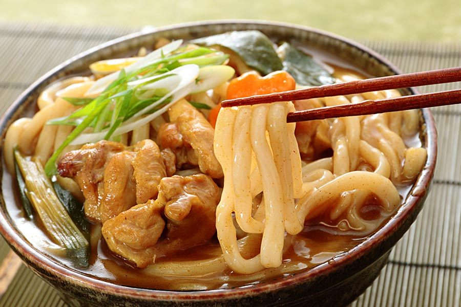 かれーうどん 4食入 ※食べ方冊子付※ 北海道 札幌 名店 椿 生うどん