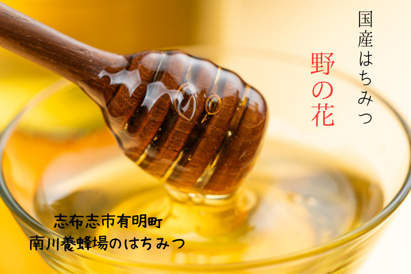 南川養蜂場はちみつ 国産 野の花 250g 3本 合計750g 志布志市 鹿児島