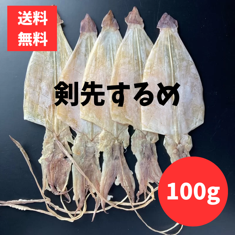 剣先するめ 100g 1袋 スルメ けんさき いか イカ ポスト投函