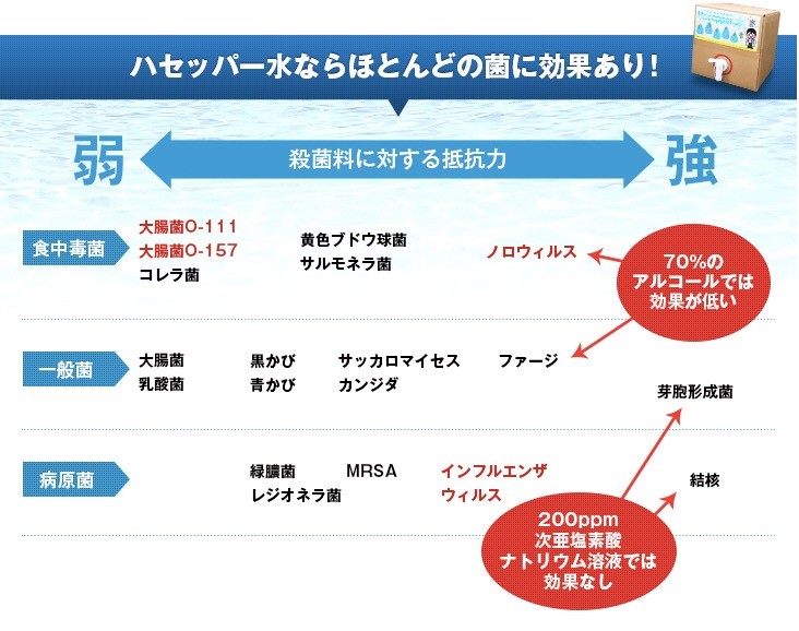 次亜塩素酸水