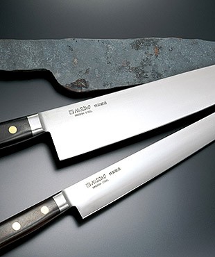 Misono EUカーボン鋼 中三徳 160mm 両刃 No.183 :KY2-20051-00154