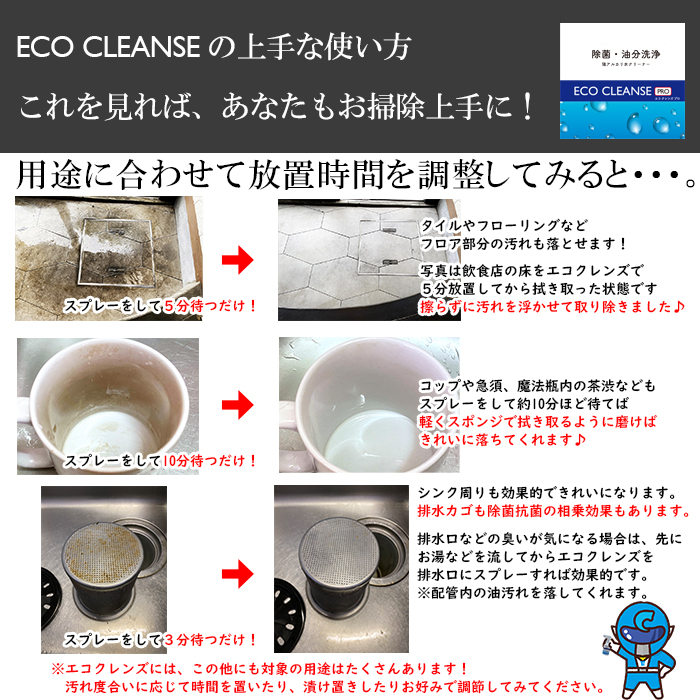 アルカリ水クリーナー エコクレンズ