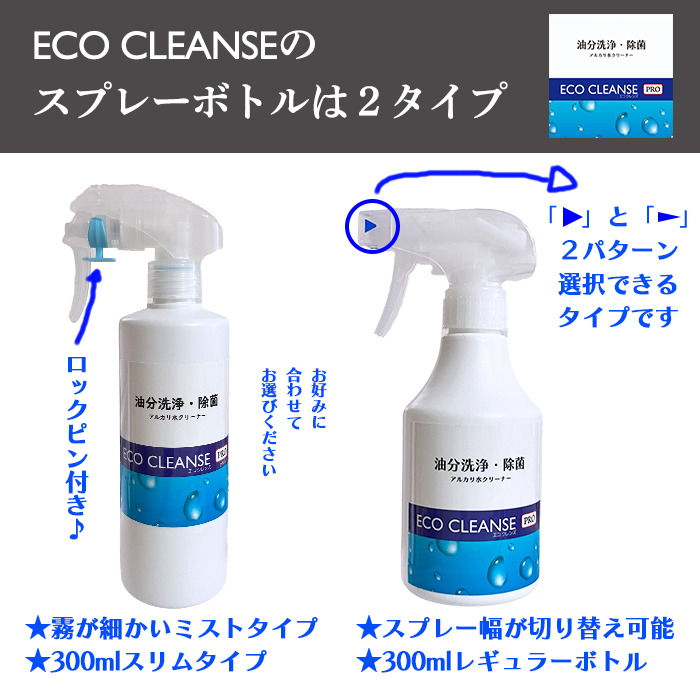 アルカリ水クリーナー エコクレンズ