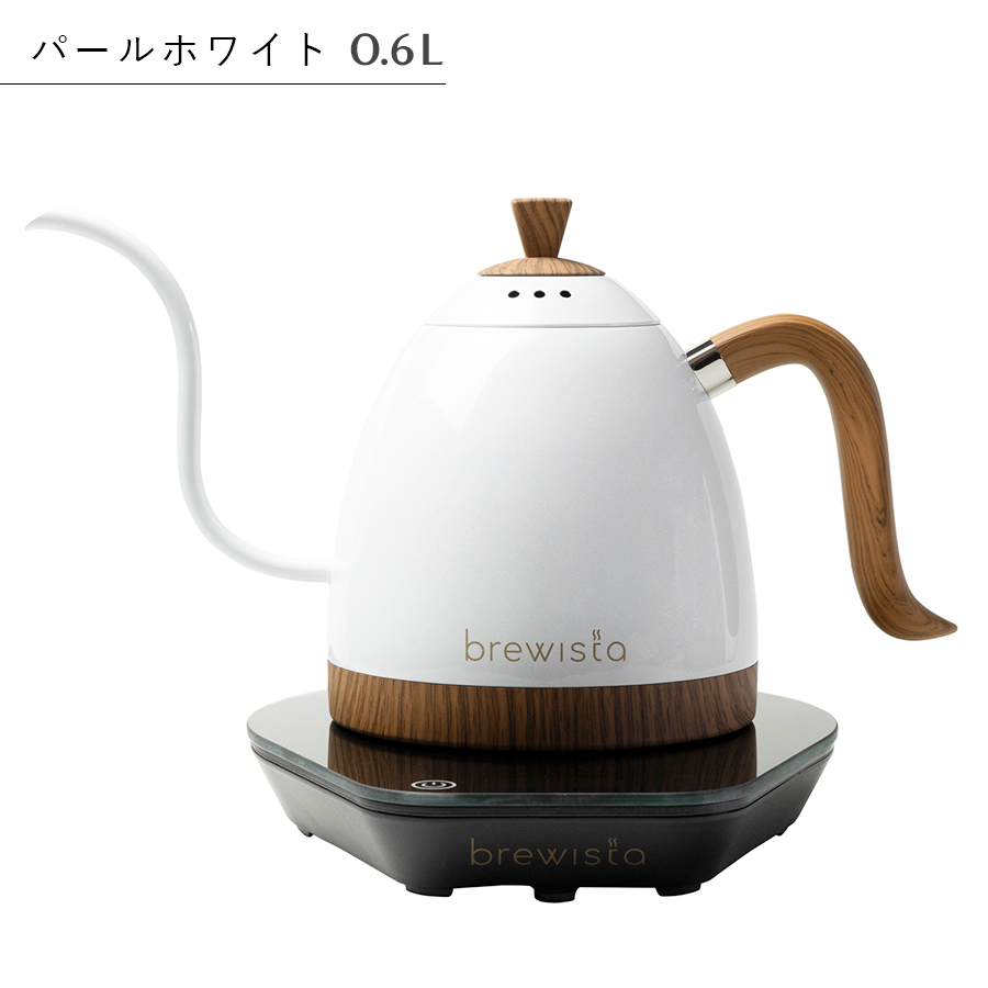 【ポイント13倍】Brewista ブリューイスタ 0.6L 電気ケトル 温度調節 保温機能 細口 コーヒーケトル ドリップケトル 電気ポット おしゃれ コーヒー 珈琲｜kitchenavi｜04