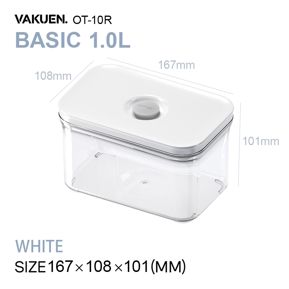 公式】VAKUEN 真空保存容器 電動 強力密閉 タッパー キャニスター BPA