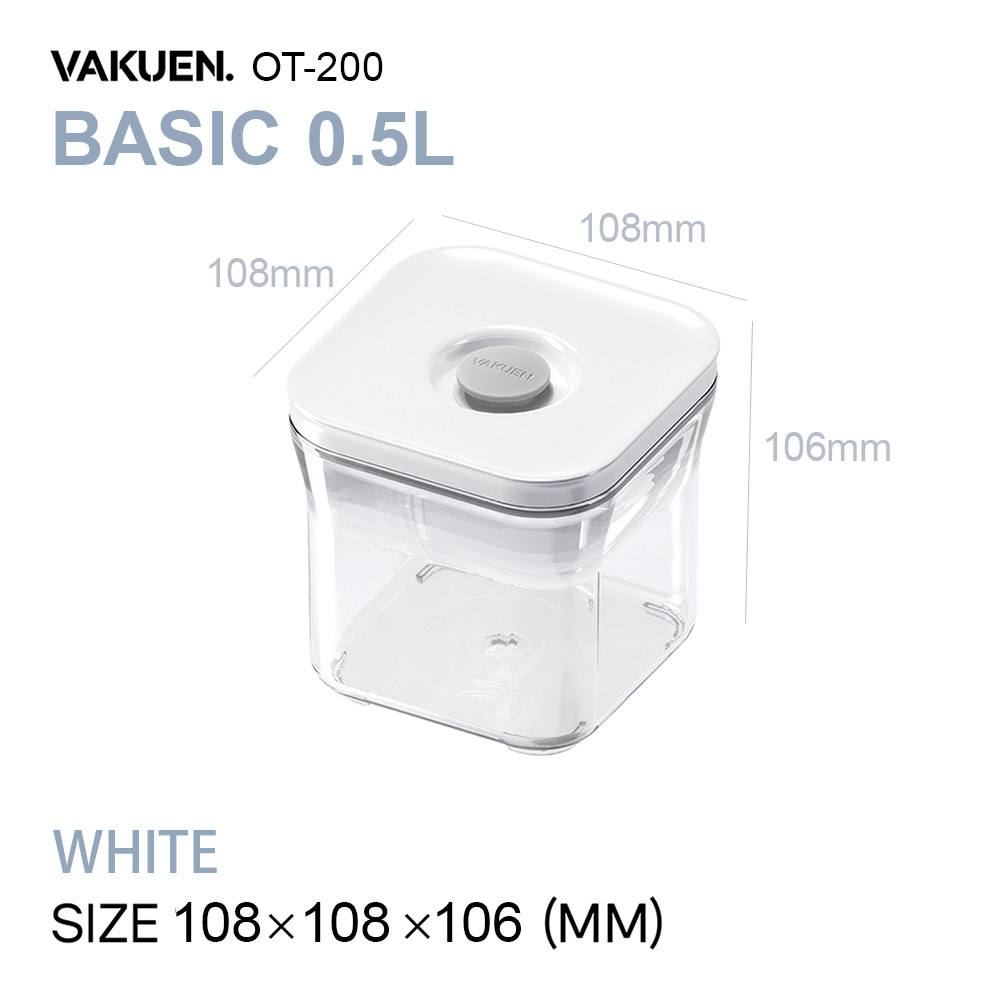 公式】VAKUEN 真空保存容器 電動 強力密閉 タッパー キャニスター BPA