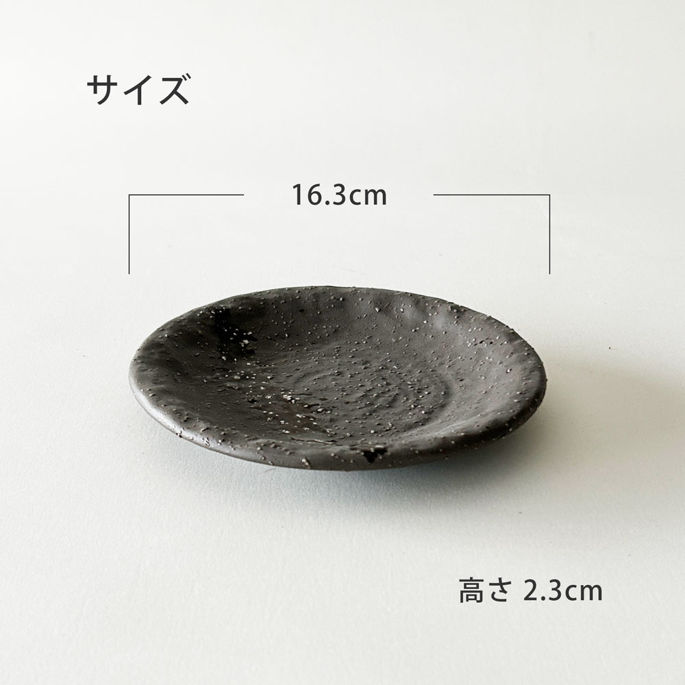和食器 おしゃれ 小皿 彗星 石目 5.0皿 16.3cm 取皿 ケーキ皿 サラダ皿 副菜皿 プレート モダン 美濃焼 日本製 |  | 05