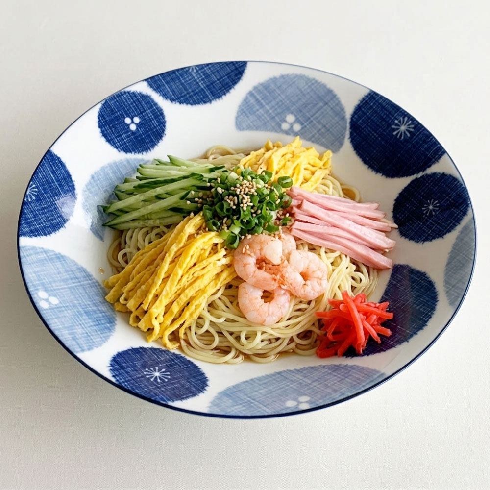 藍花 そば食器 古青藍 二人前 そば食器セット 2人前 ざるそばセット