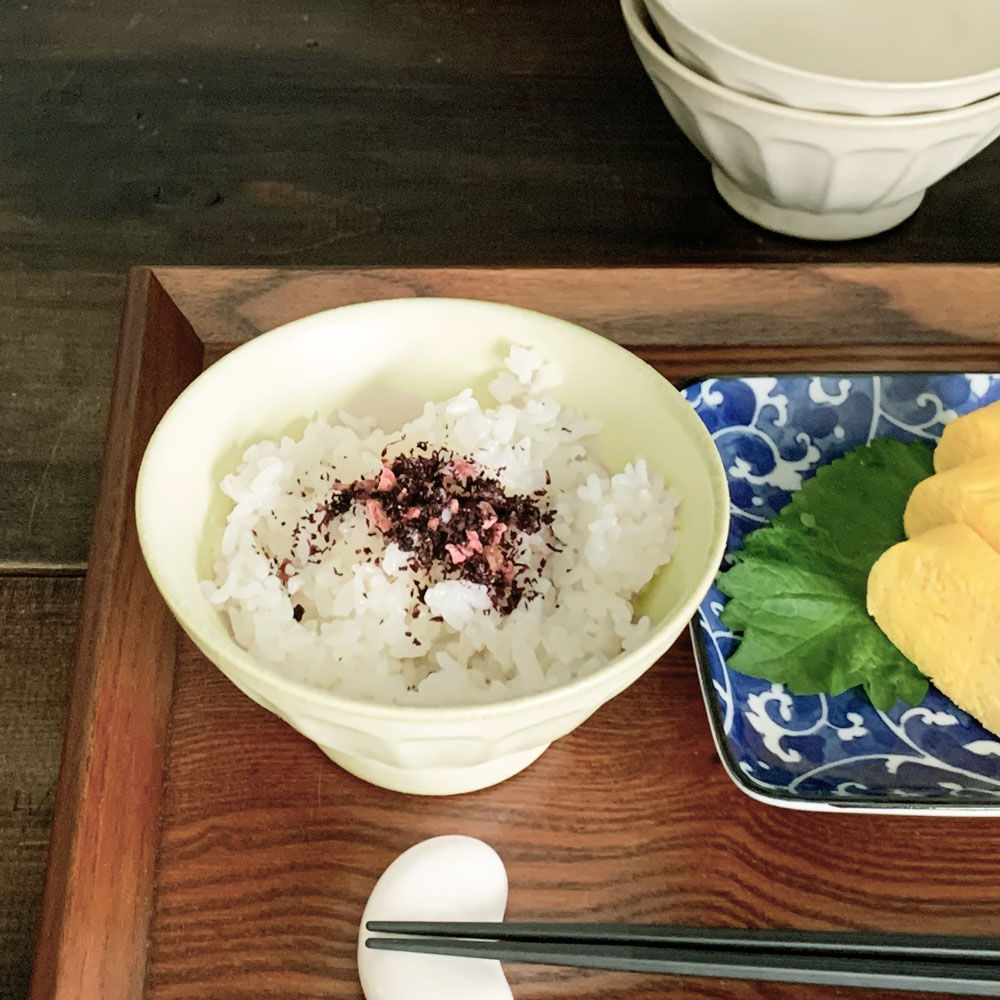 rice ライスボール しのぎ チタンマット 12.5cm お茶碗 中平 かわいい