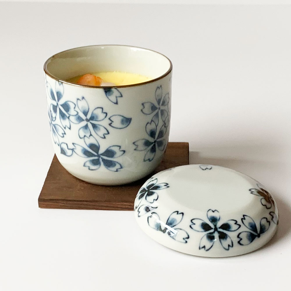 おしゃれ 桜づくし 蒸し碗 蒸し蓋 焼板付 茶碗蒸し デザートカップ