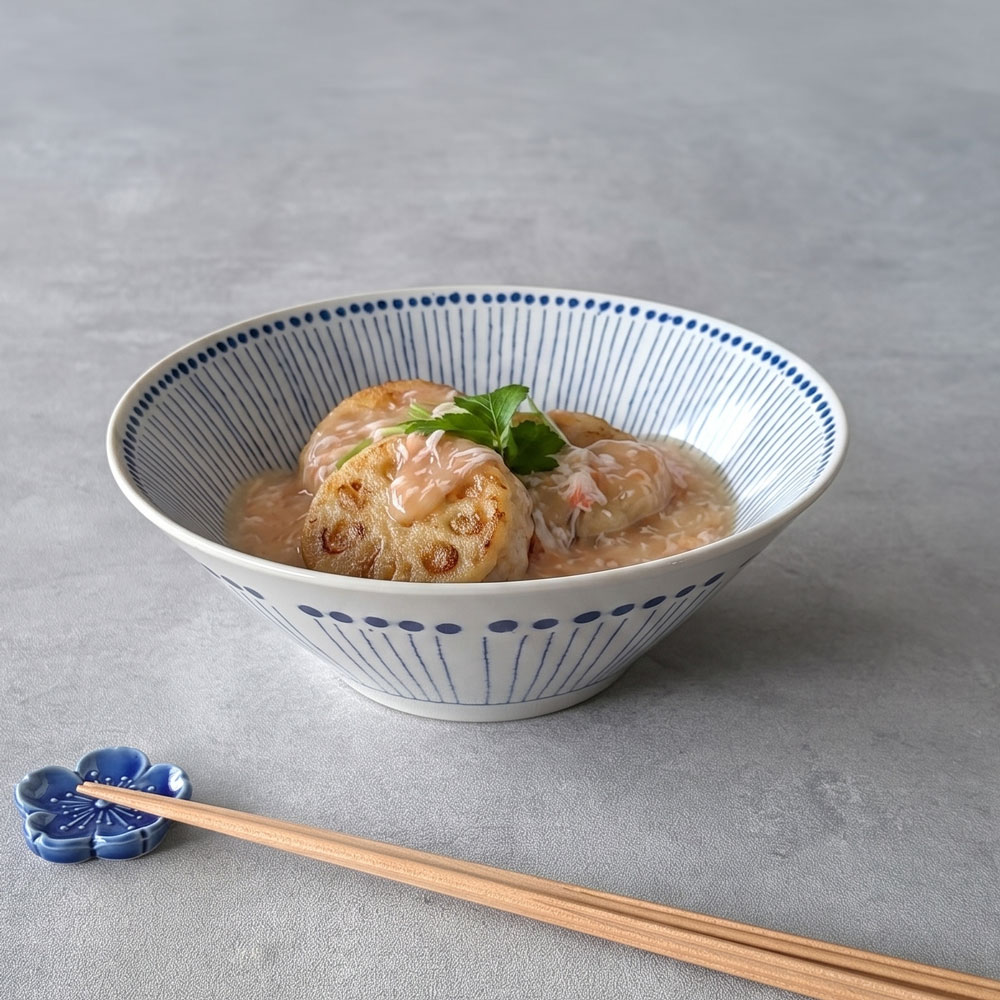 AO あおいうつわ はなび 7.0鉢 20.5cm 和食器 どんぶり そうめん鉢