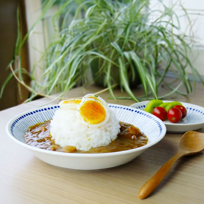 碧 あおいうつわ はなび 6.3深皿 20cm カレー皿 パスタ皿 日本製 美濃