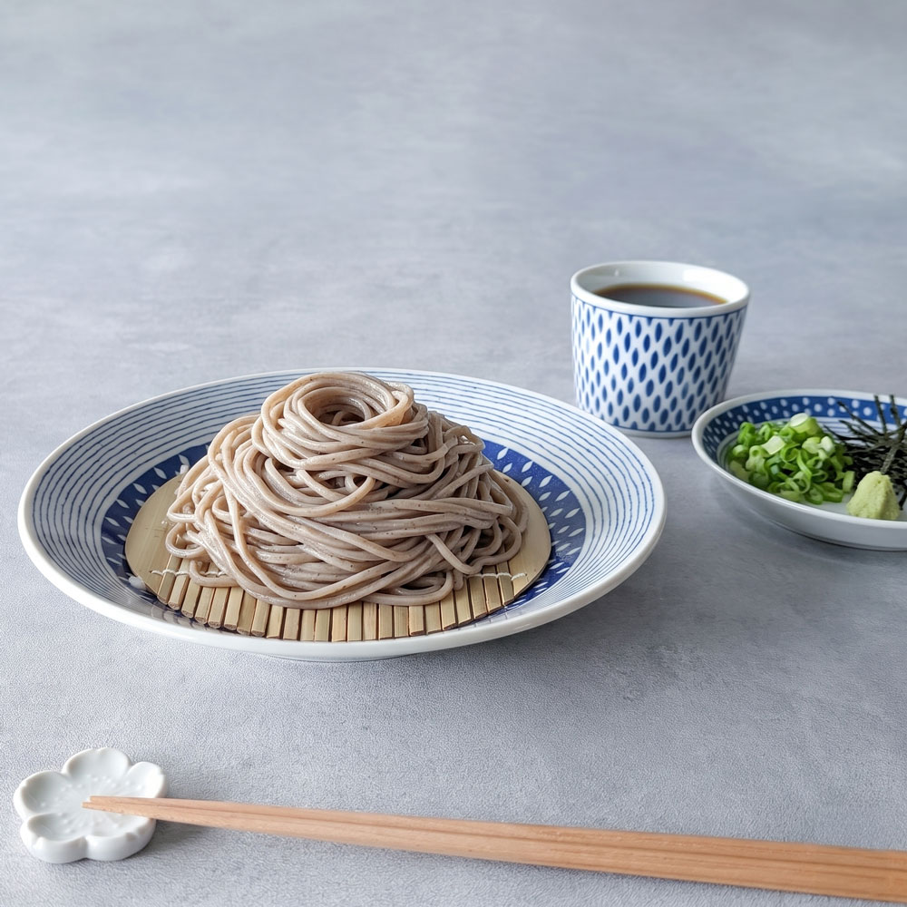 碧 あおいうつわ しずく 8.0皿 24cm 大皿 パスタ皿 日本製 美濃焼 食器