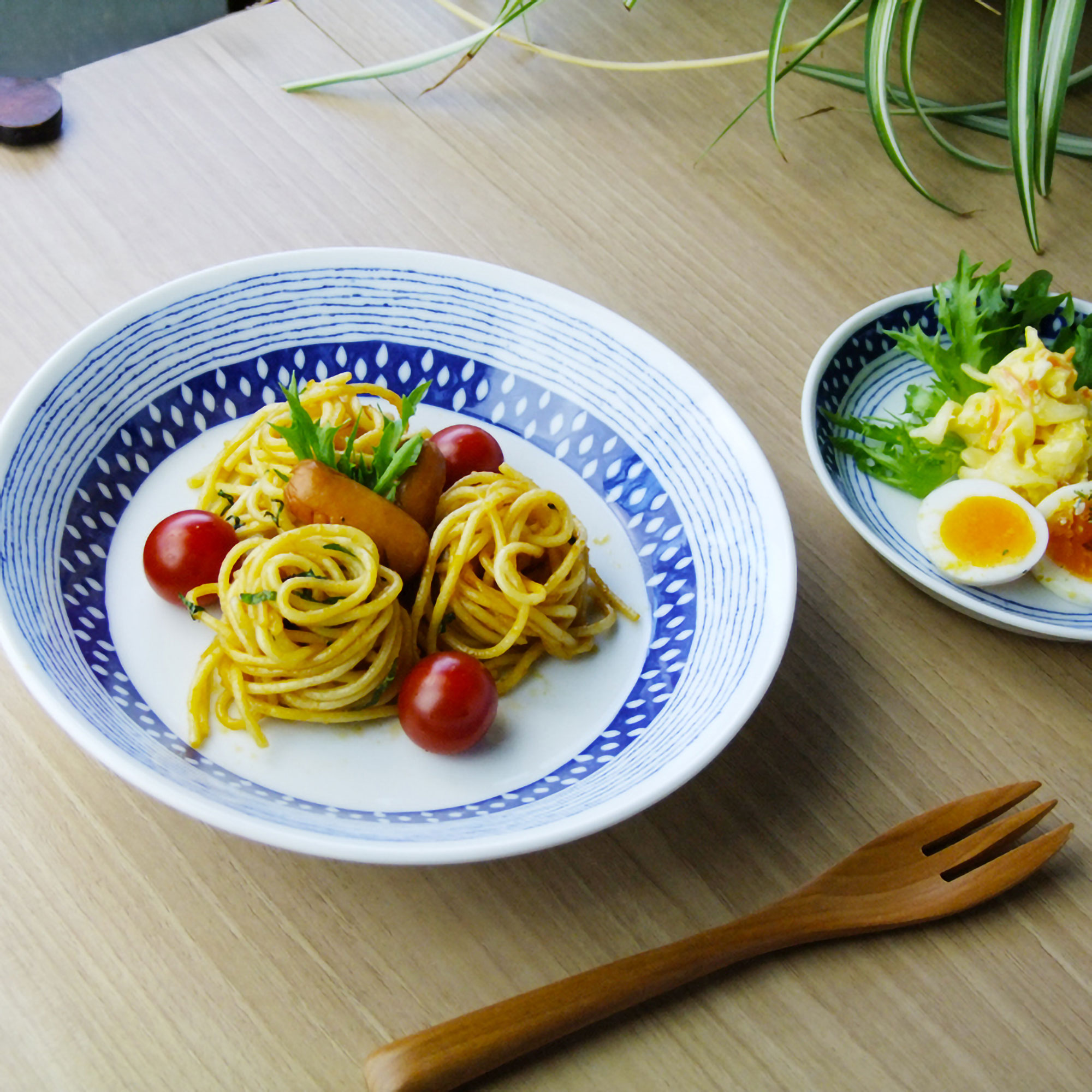 【新品・未使用】工房ゆずりは　色彩花　パスタ皿　カレー皿　陶器　食器　料理 ゆずりは工房 瀬戸焼 和食器 食器 プレート 彩優花 パスタ皿 盛