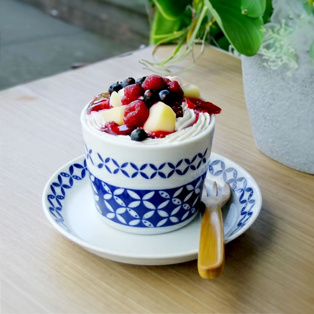 碧 あおいうつわ てまり 4.5皿 14センチ 小皿 取り皿 おしゃれ ケーキ