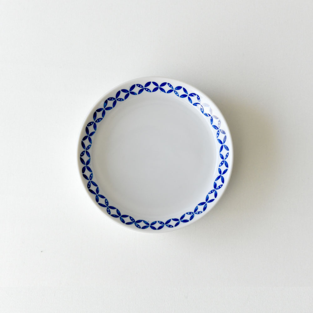 碧 あおいうつわ てまり 4.5皿 14センチ 小皿 取り皿 おしゃれ ケーキ