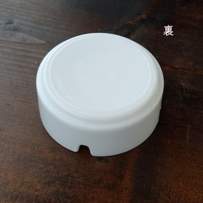 灰皿 ガラス 卓上 スタッキング ホワイト8.5cm アシュトレイ ashtray フランス製｜kitchengoods-bell｜04