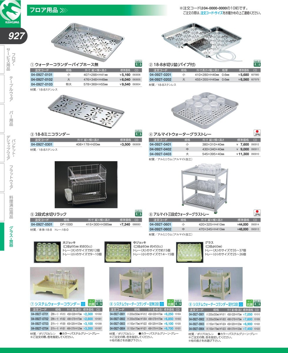 2段式水切りラック DP-1000 (N) :k-088083:業務用厨房機器キッチンマーケット - 通販 - Yahoo!ショッピング