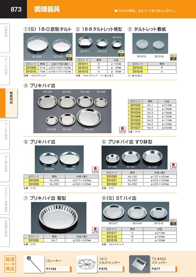 売れ筋 18-0パイ皿 中 パイ皿 18-0ステンレス 日本製 業務用 8-1092-0702 qdtek.vn