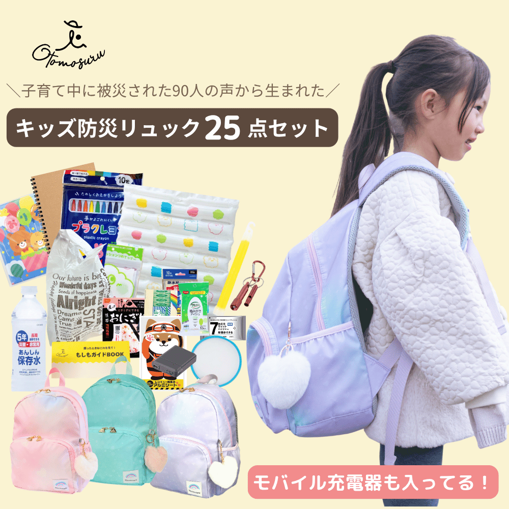 防災リュックkids用【新品未使用】ECサイトで即完売した防災リュック/色:青 防災リュック キッズ 防災セット 子供用 避難用リュック 災害用