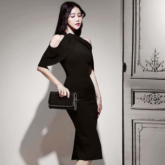 即日出荷 編み上げ オフショルダー 謝恩会 ミニワンピース 着痩せ 韓国風 パーティードレ 驚きの安さ Www Ijqr Net