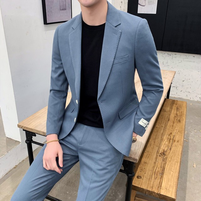 礼服 メンズ 2点セット オールシーズン スリムスーツ上品 スーツ スーツセット セットアップ タキシード パーティー フォーマル 二次会 司会 忘年会 披露宴 撮影 春夏秋冬 演出 着痩せ 細身 紳士服 結婚式 舞台 花婿 花柄 長袖ジャケット ズボン メール便なら送料無料