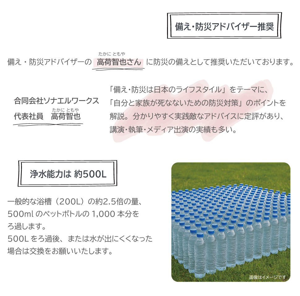 携帯浄水器 防災 避難グッズ 浄水器 日本製