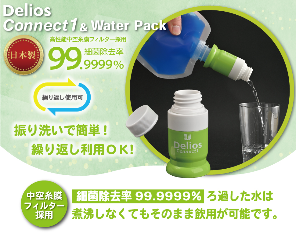 携帯浄水器 防災 震災 避難グッズ 浄水器 日本製