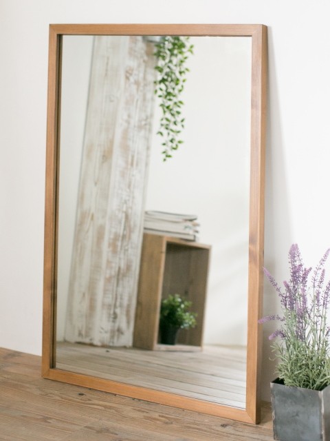 洗面台 鏡 木枠 交換 diy 洗面鏡 /パイン 1000×700 木枠幅30mm/ 姿見