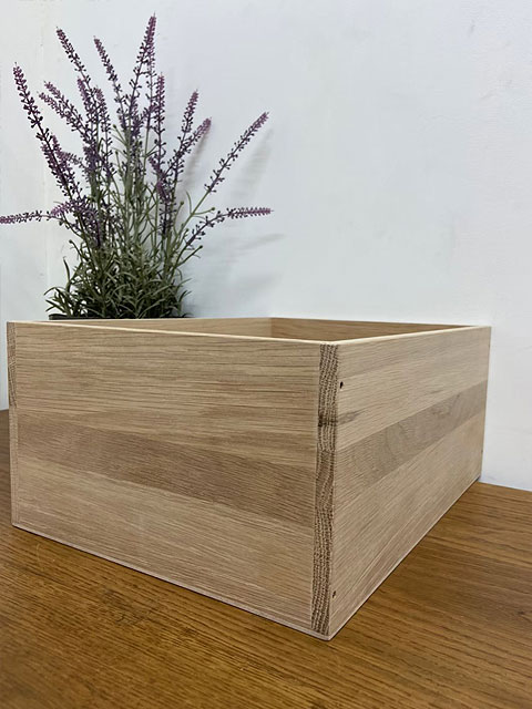 オークのシンプルな木箱 A4サイズ 木箱 収納ボックス おしゃれ 収納