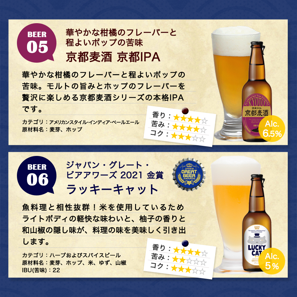 お中元 ビール ギフト クラフトビール 黄桜 選べるビール8本 ビールセット 330ml 8本 地ビール 飲み比べ プレゼント 御中元 2024｜kizakura｜09