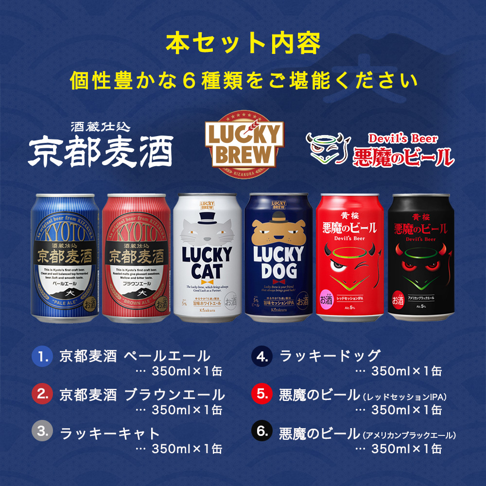 父の日 ビール ギフト クラフトビール 黄桜 よりどり6種 ビールセット 350ml 6本 地ビール 飲み比べ プレゼント｜kizakura｜08