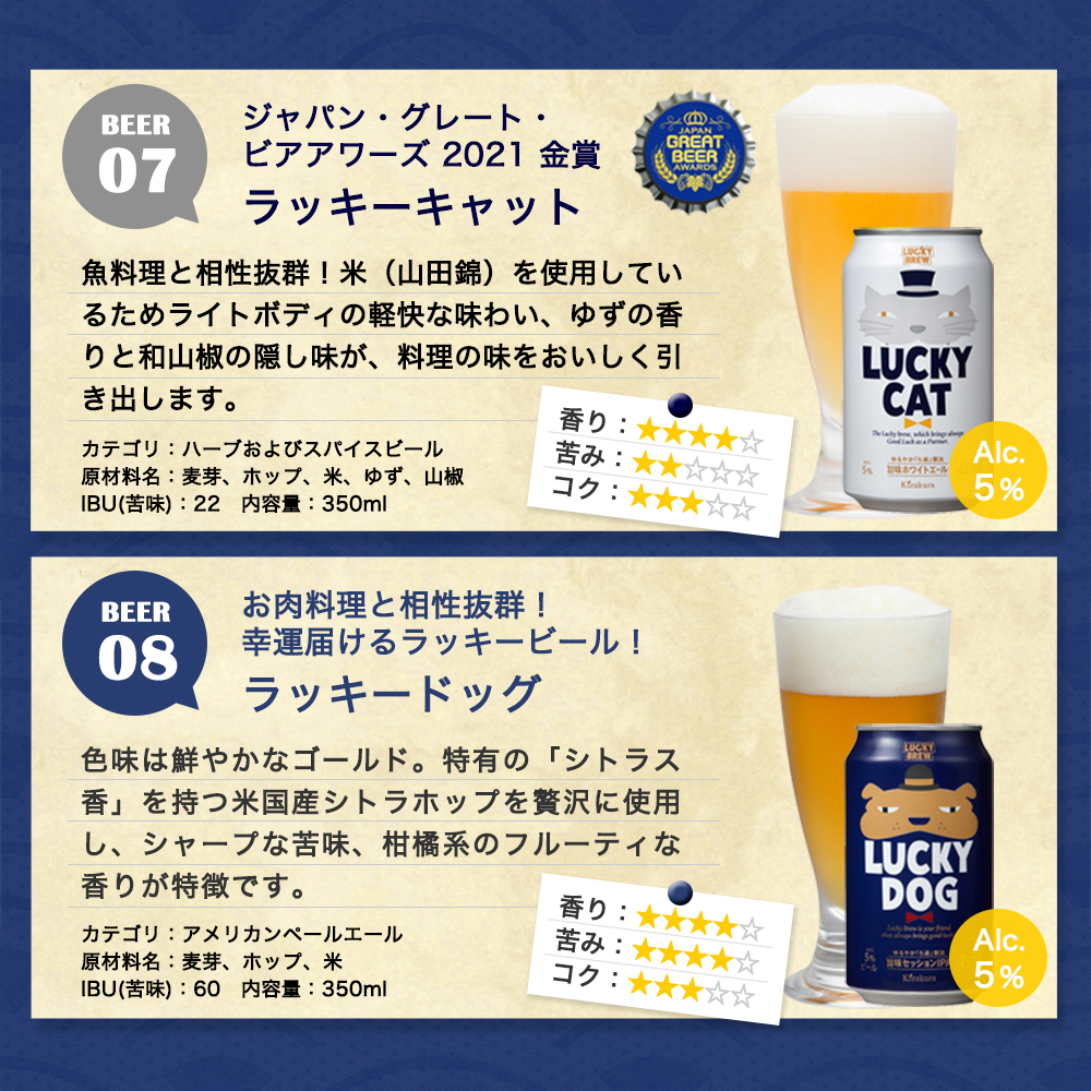 父の日 ビール ギフト クラフトビール 黄桜 よりどり8種 ビールセット 350ml 8本 地ビール 飲み比べ プレゼント｜kizakura｜12