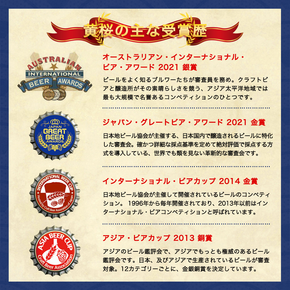 お中元 ビール ギフト プレゼント ギフト クラフトビール 黄桜 8種セレクション ビールセット 350ml 8本 飲み比べ 関連画像4
