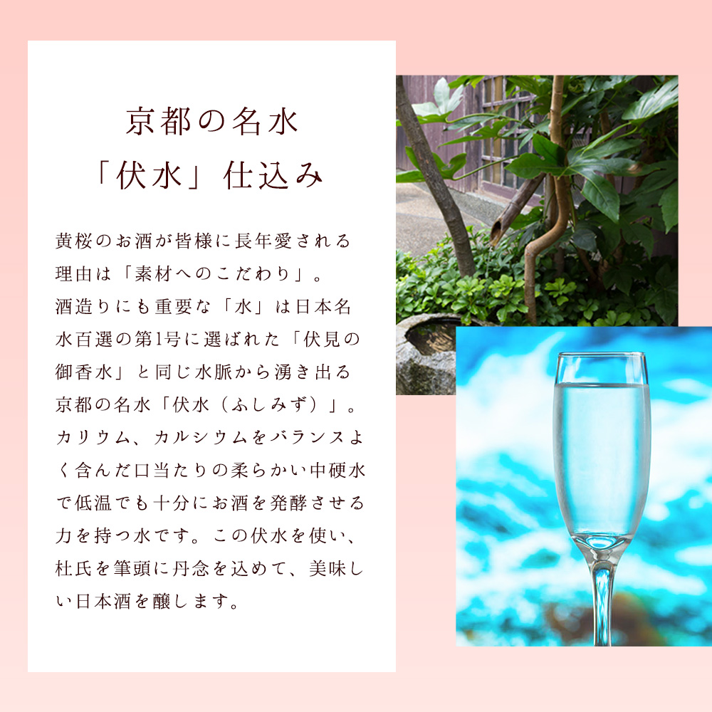 母の日 日本酒 お酒 ギフト プレゼント 黄桜 泡さくらセット 飲み比べ｜kizakura｜05