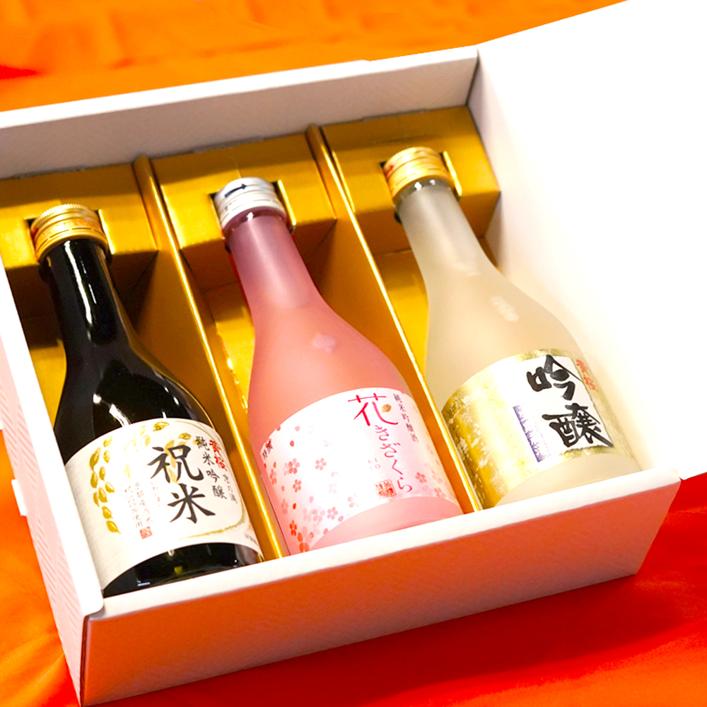 父の日 日本酒 お酒 黄桜公式 はんなりセット ギフト 300ml 3本 日本酒セット プレゼント｜kizakura｜02