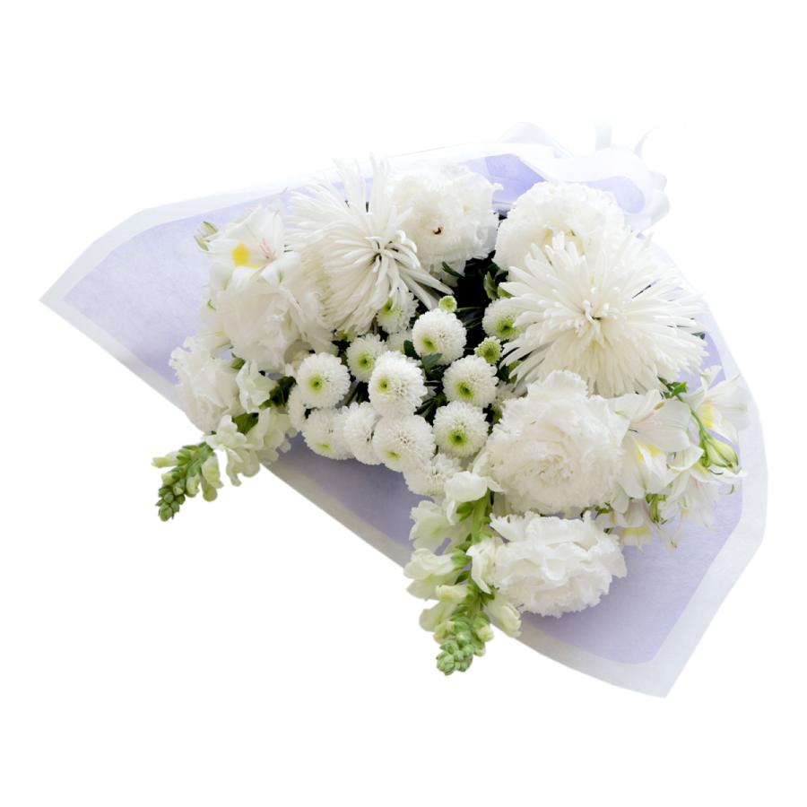 お供え お墓参り 花 一対 B 生花 仏花 花束 フラワー アレンジメント お悔やみ 命日 供花 墓花 切り花 献花 供養花 49日 一周忌 三回忌 仏壇 ご霊前 | ブランド登録なし | 02