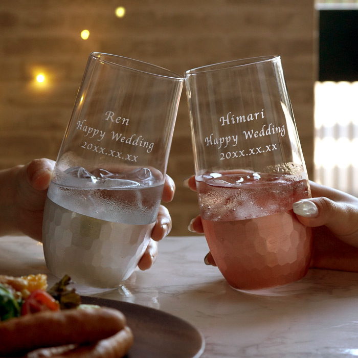 ペアグラス 結婚祝い プレゼント おしゃれ 名入れ 名前入り ギフト