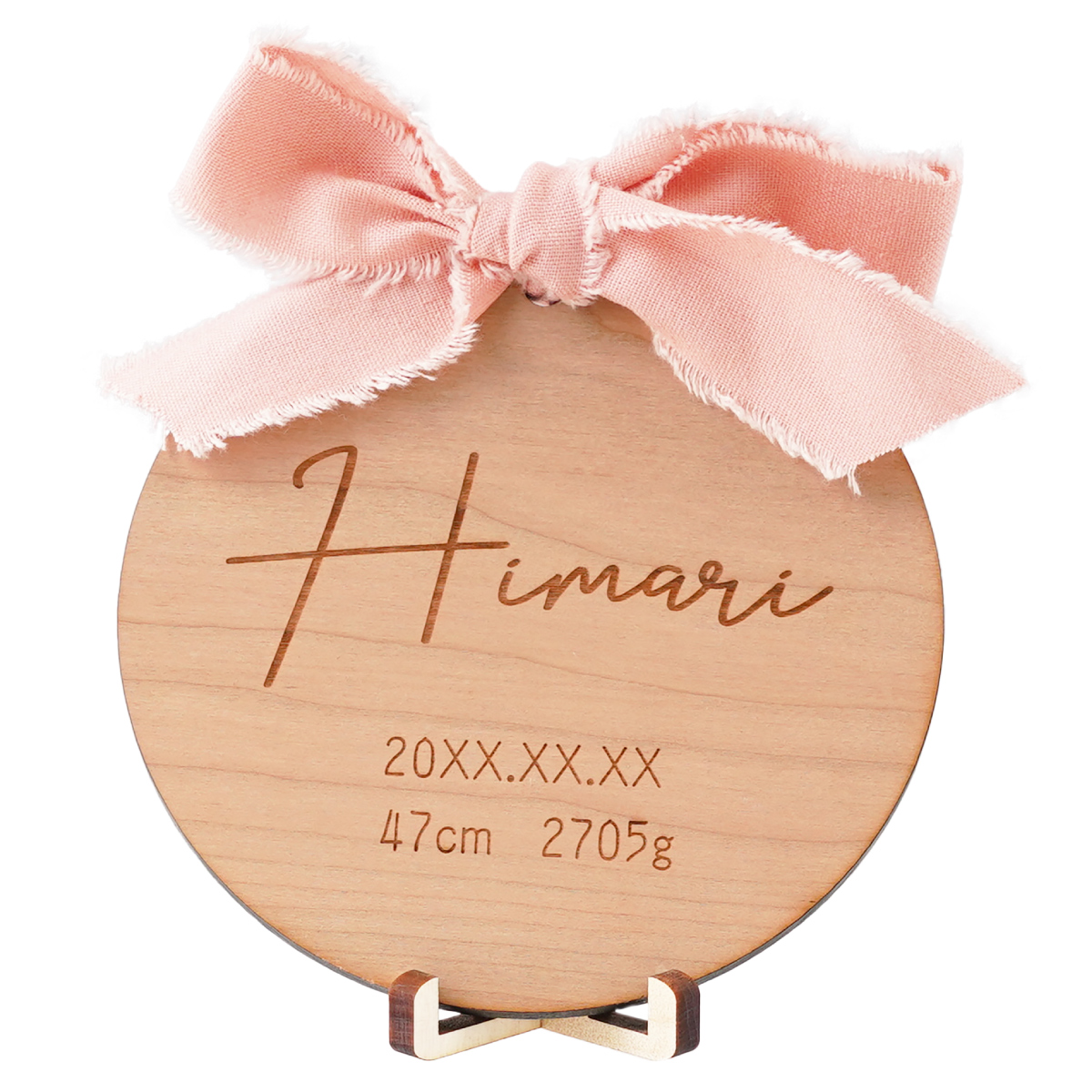 命名書 おしゃれ オーダー 名入れ プレゼント ギフト 木言葉で贈る命名