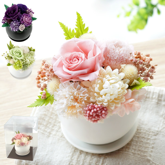 お供え 花 プリザーブドフラワー るりか 供花 アレンジメント 枕花 仏