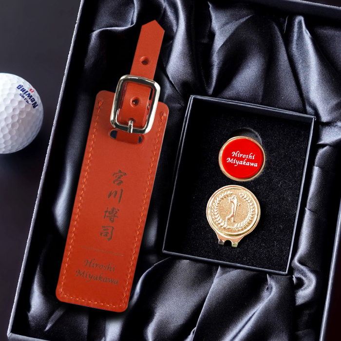 ネームプレート ゴルフ 刻印 名入れプレゼント 名前入り ギフト ボール