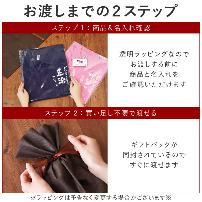 結婚記念日 両親 ポロシャツ 名入れ プレゼント 名前入り ギフト