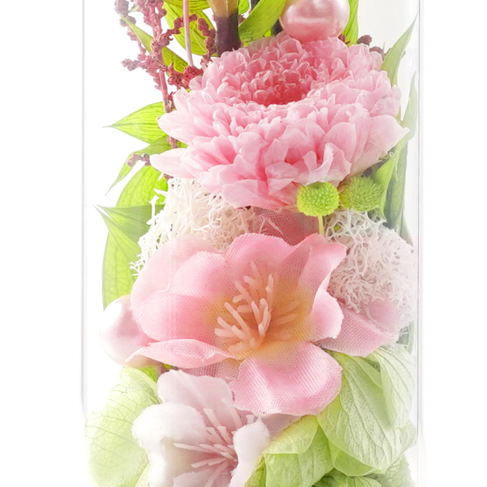 供花 プリザーブドフラワー お供え フラワーボトル 2本セット 枕花 仏