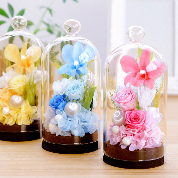 お供え 花 ドーム プリザーブドフラワー 供花...の詳細画像1