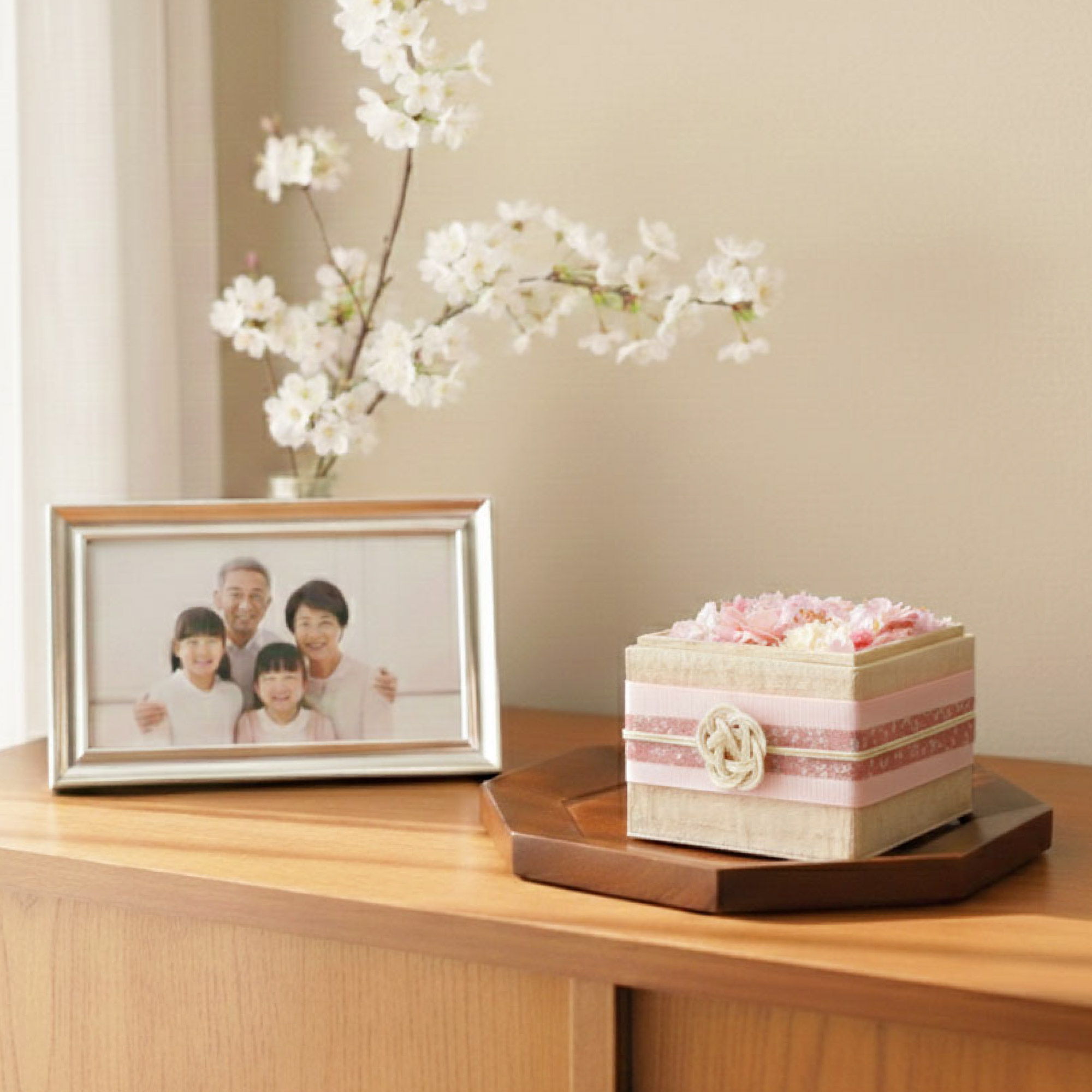 ギフト 桜 桐箱 プリザーブド フラワー さく...の詳細画像4