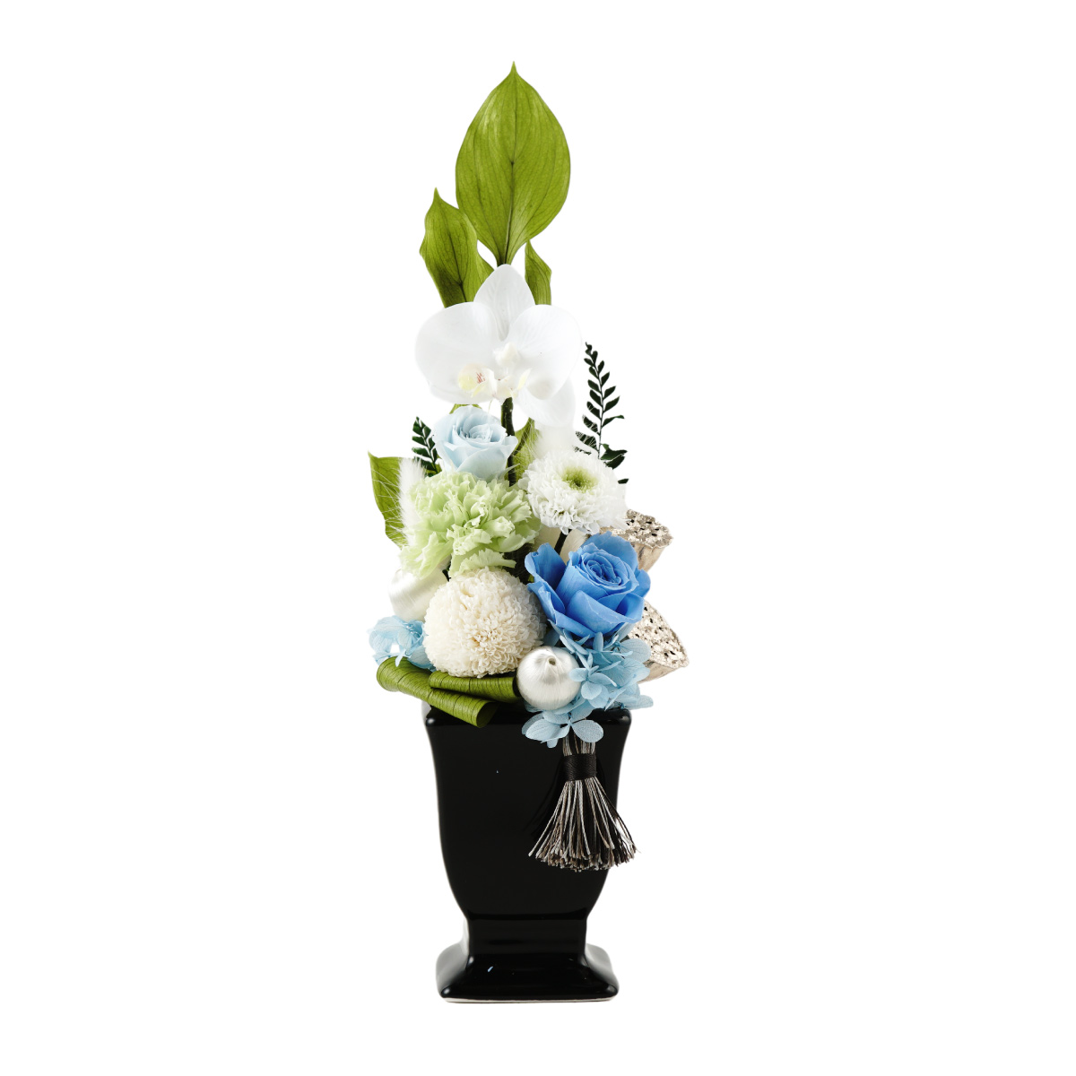 お盆 初盆 新盆 お供え 花 プリザーブドフラワー ゆうか 仏花