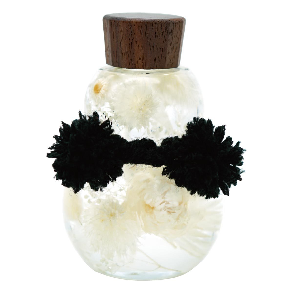 プレゼント 女性 名入れ 名前入り ギフト スノーマン ハーバリウム